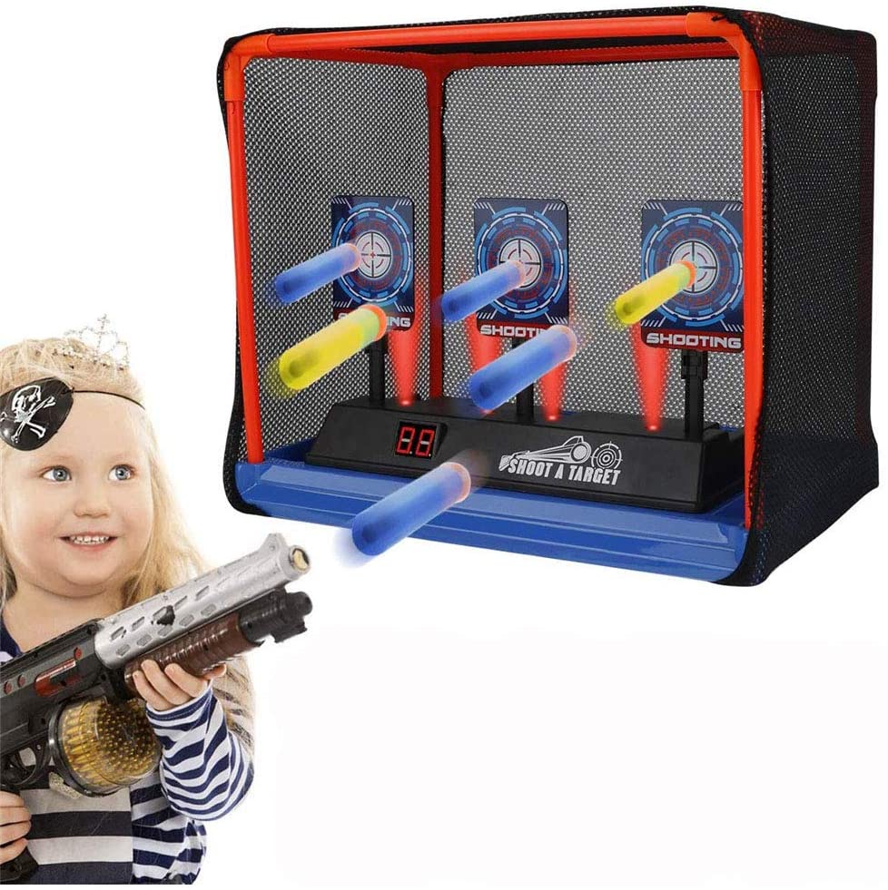 nerf gun shooting target