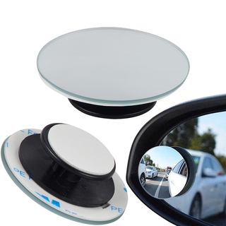 360 Degree Wide Angle Car Mirror Frameless Round Convex Mirror Small Round Side Rearview Parking Mirror