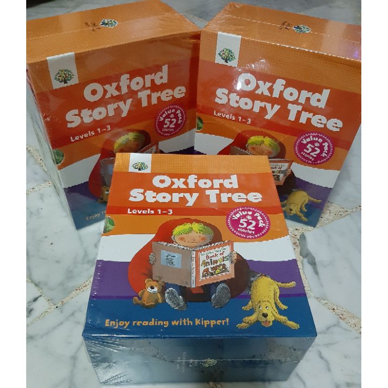 52 Books Oxford Story Tree Box Set Level 1 3 Shopee Singapore