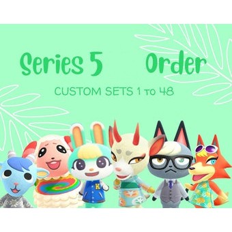 Acnh Animal Crossing Amiibo Cards Series 5 set sanrio amiibo happy home paradise new horizons 3ds for switch game