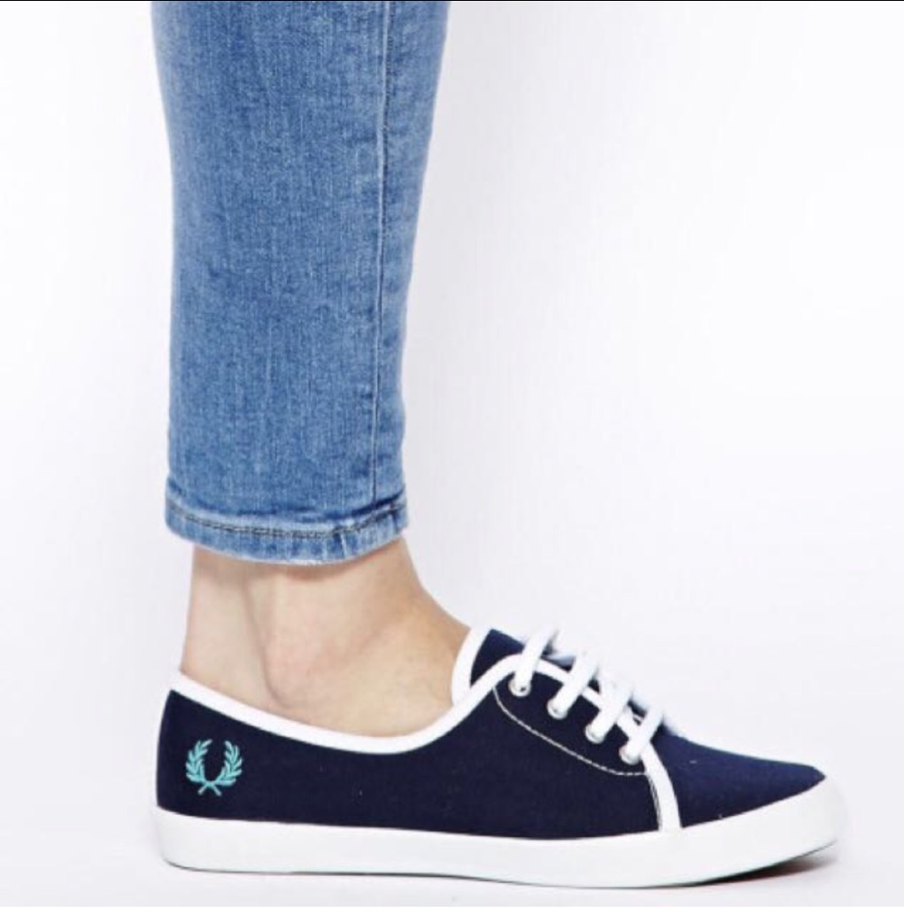 fred perry trainers navy