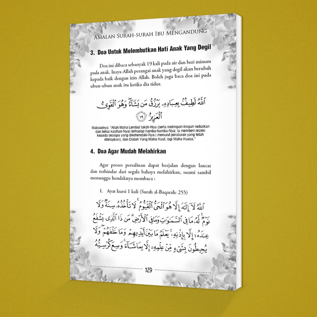 Practices Of Surah Pregnant Women Containing Translations With Prayer Options Shopee Singapore