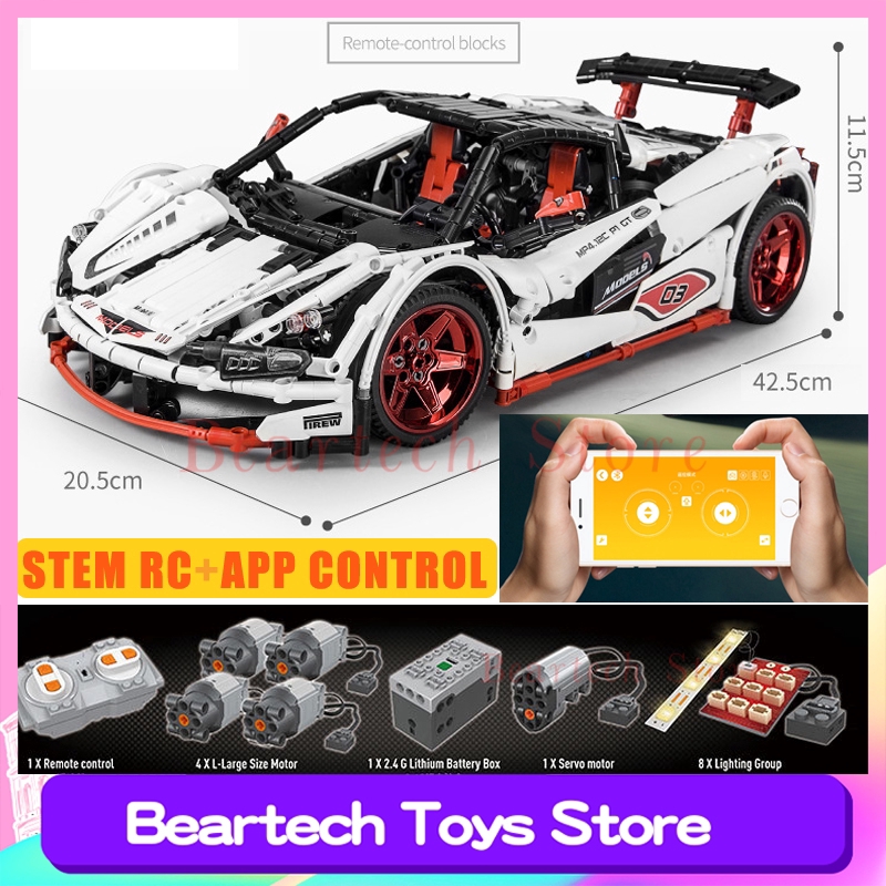 blocks remote control car