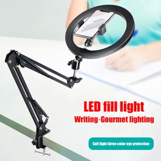 Mobile phone live support LED fill light 10-inch anchor selfie beauty desktop still life food overhead photography