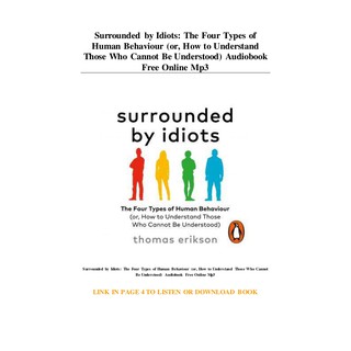 Surrounded by Idiots : The Four Types of Human Behaviour / English Self Help Books / (9781785042188)