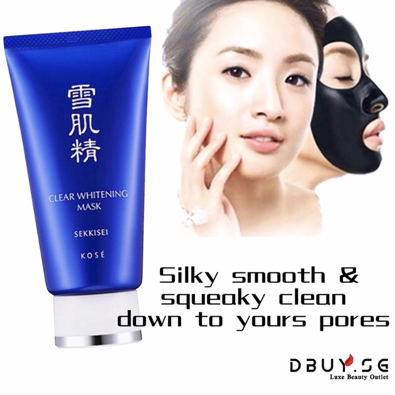 KOSE Sekkisei Clear Whitening Deep Cleansing Mask 76ml Brightening