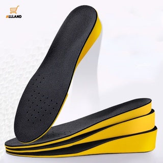 1Pair Breathable Invisible High Elasticity Height Increase Insoles/ Soft Shock Absorption Sport Sole Pad Unisex