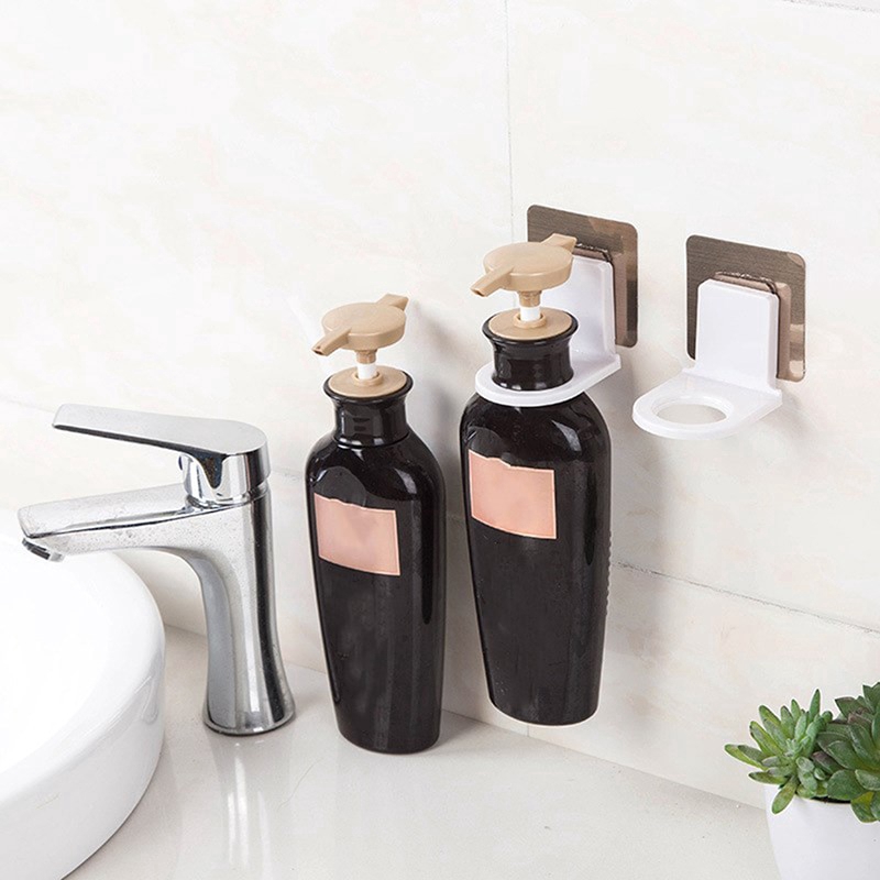 Self Adhesive Hooks, Shower Gel Bottle without Hook Wallmounted Hanger
