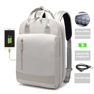 Image of backpack school bag Laptop bag male portable waterproof impact resistant Suitable for 13.3” 14 ”15.6 ”16”computers