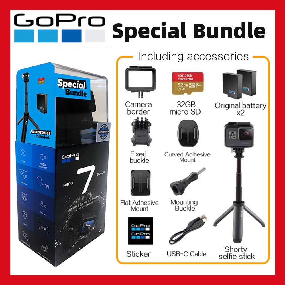 Gopro Hero7 Black Special Bundle Shopee Singapore