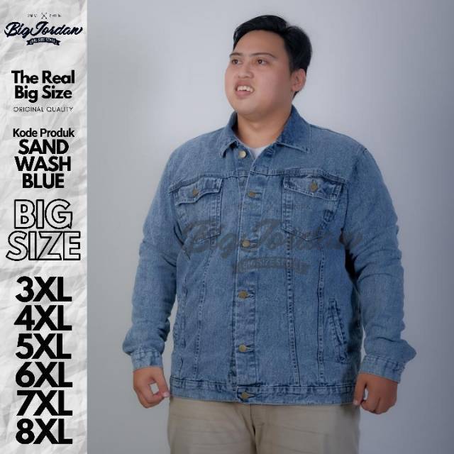 jaket jeans big size