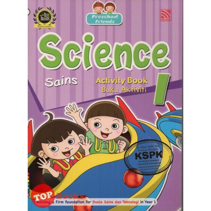 Topbooks Pelangi Kids Preschool Friends Science Activity Book 1 Sains Buku Aktiviti 1 English Malay Shopee Singapore