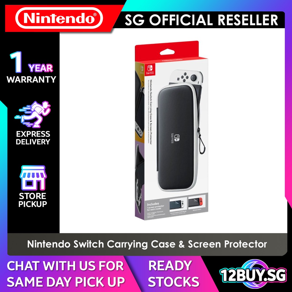 Nintendo Switch Carrying Case & Screen Protector 12BUY.IOT