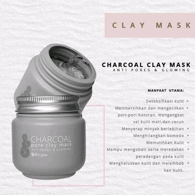 Ms Glow Clay Mask Green Tea Charcoal Msglow Mask Singapore