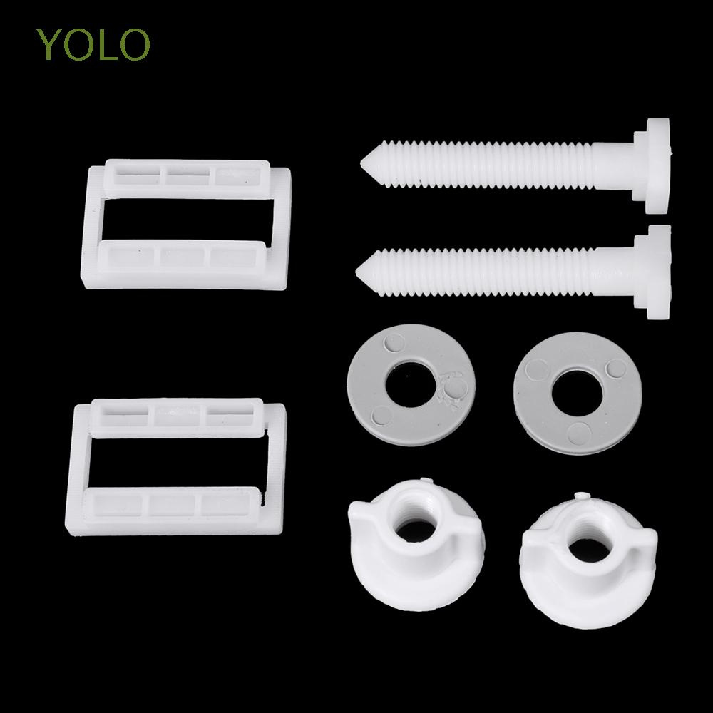 YOLO 2 PACK Toilet Seat Hinges Hinges Screws and Nuts Toilet Seats