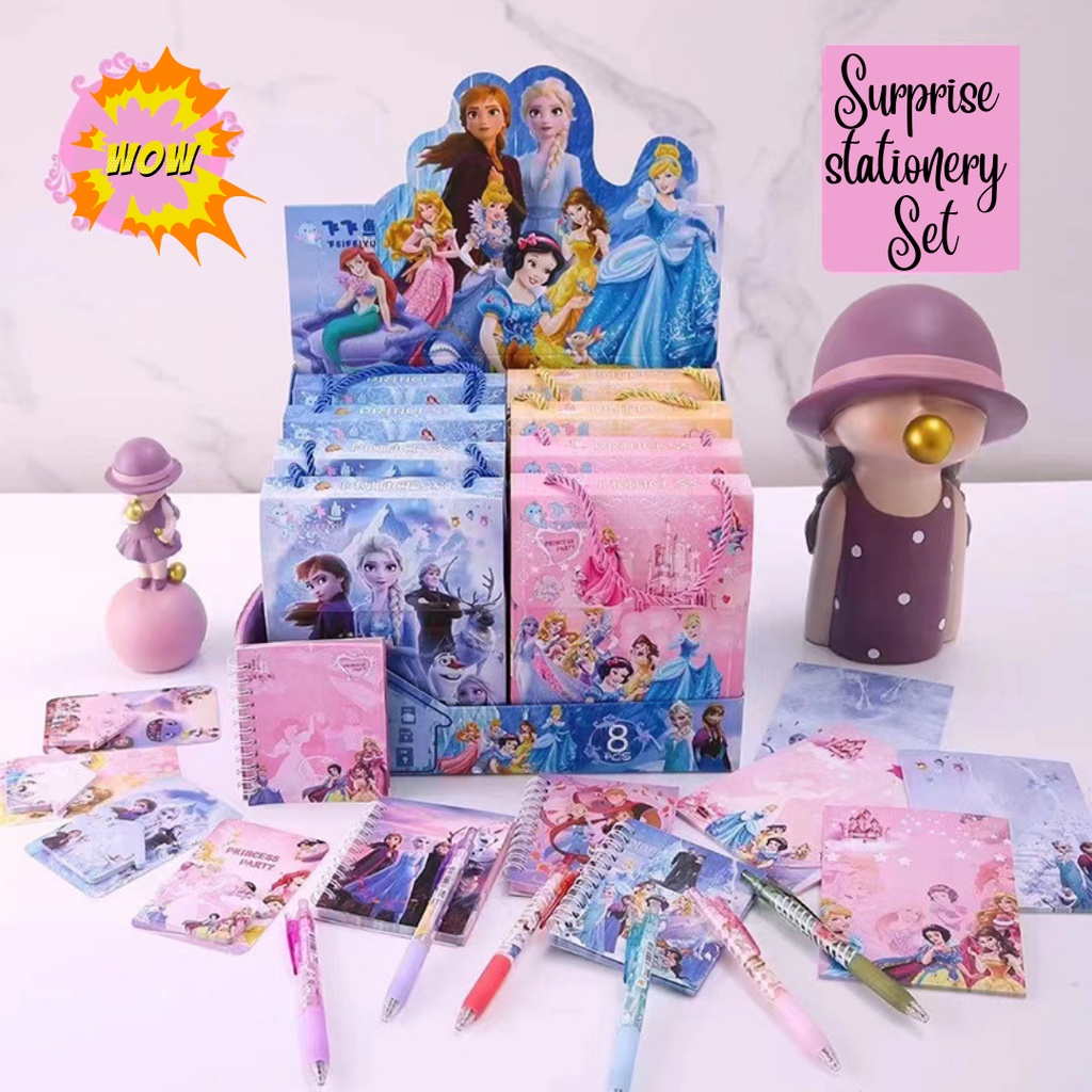 [SG Seller] Disney Frozen Princess Blind box Surprise Stationery Set ...