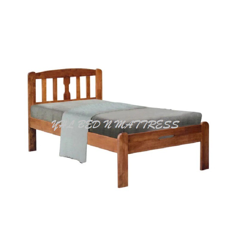 YHL Simple Solid Wooden Bed Frame (Free Delivery And Installation