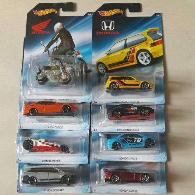 honda hot wheels set