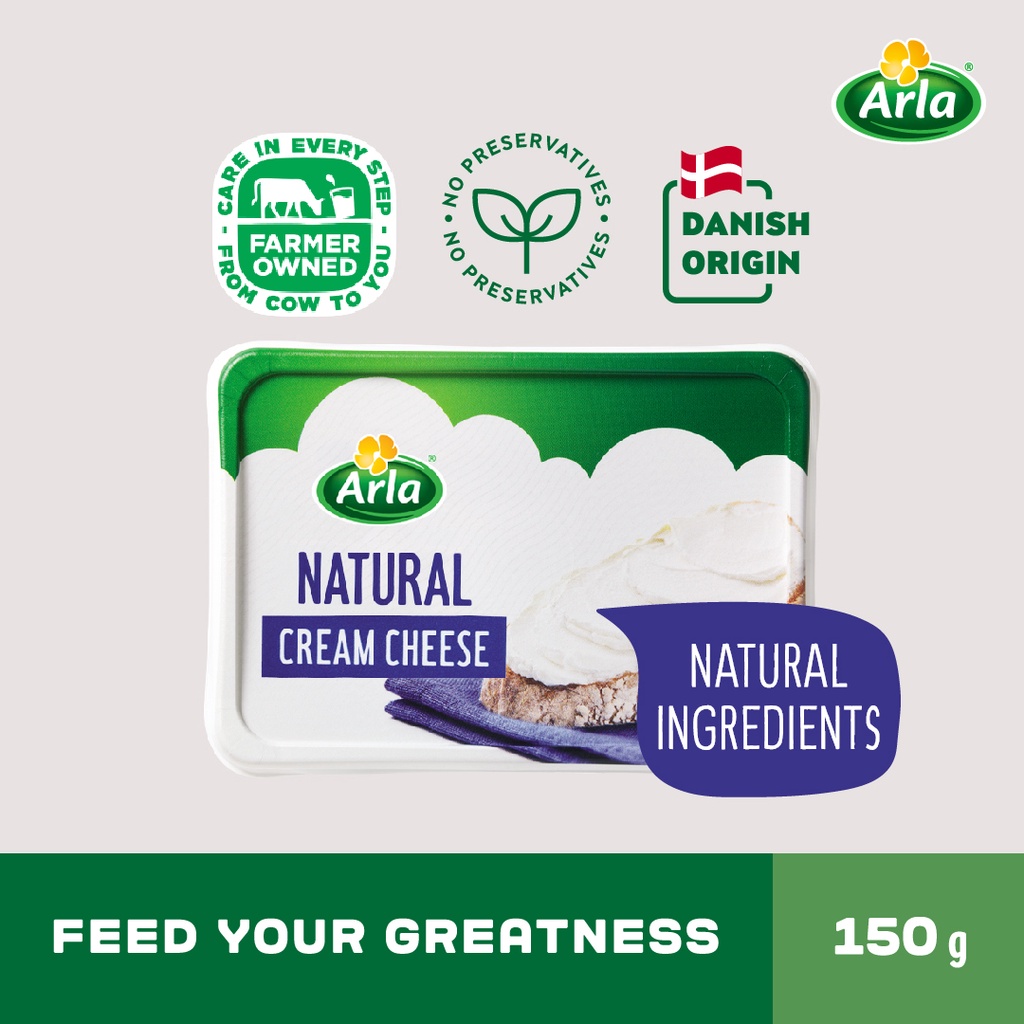 Arla Natural Cream Cheese 150g Shopee Singapore