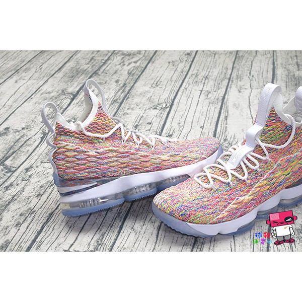 lebron 15 fruity pebbles white