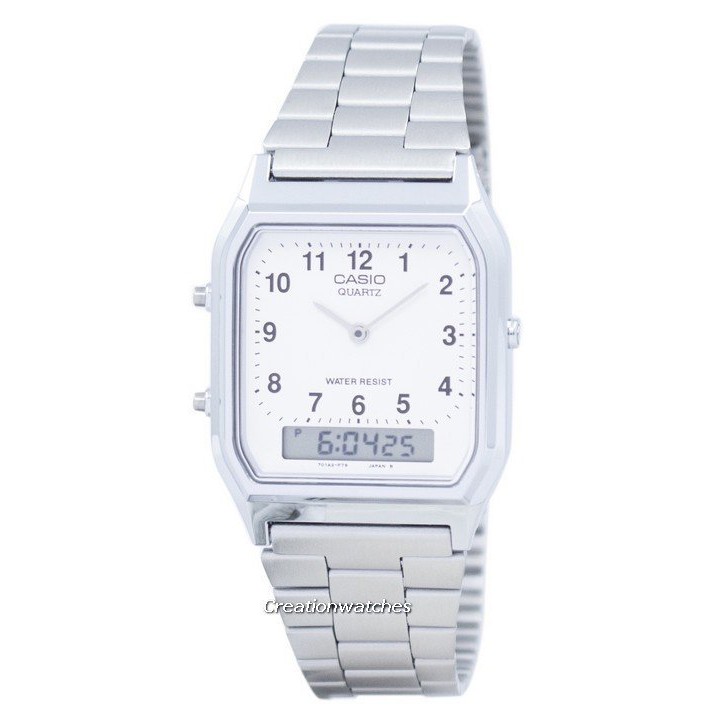 casio aq 230 dual time watch