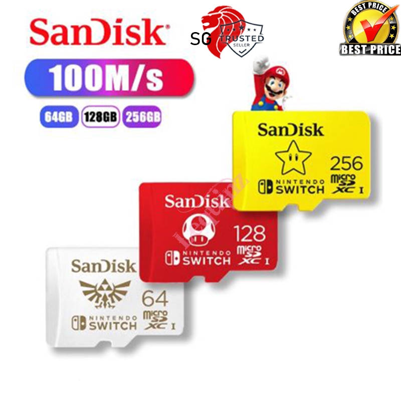 sandisk sdxc for nintendo switch