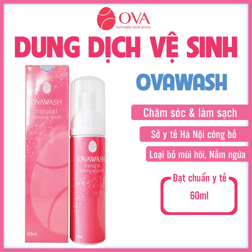 Ovawash Foaming Feminine Hygiene Solution, Prevent And Reduce The Risk