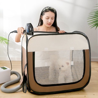 Dog Hair Drying Bag Foldable Pet Dryer Box Cat Hair Drying Case Pocket Puppy Kitten Bathing Dryer Box Pet Grooming Supplies Delivery Room