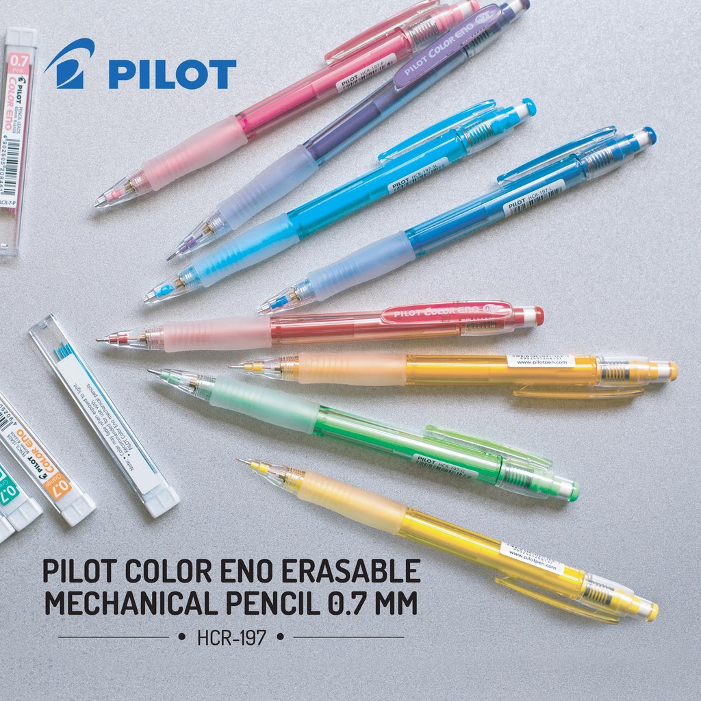 Pilot Color Eno Erasable Mechanical Pencil - 0.7 mm | Shopee Singapore