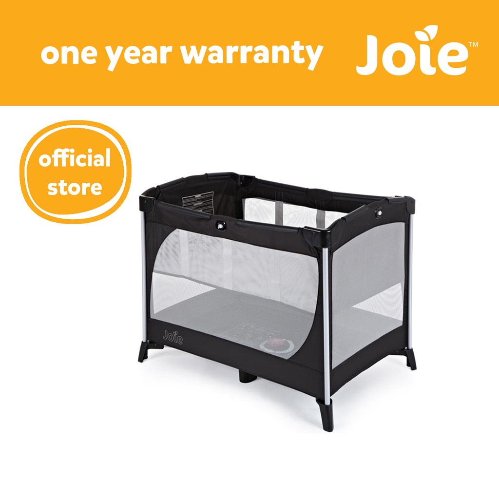 joie allura travel cot mattress size