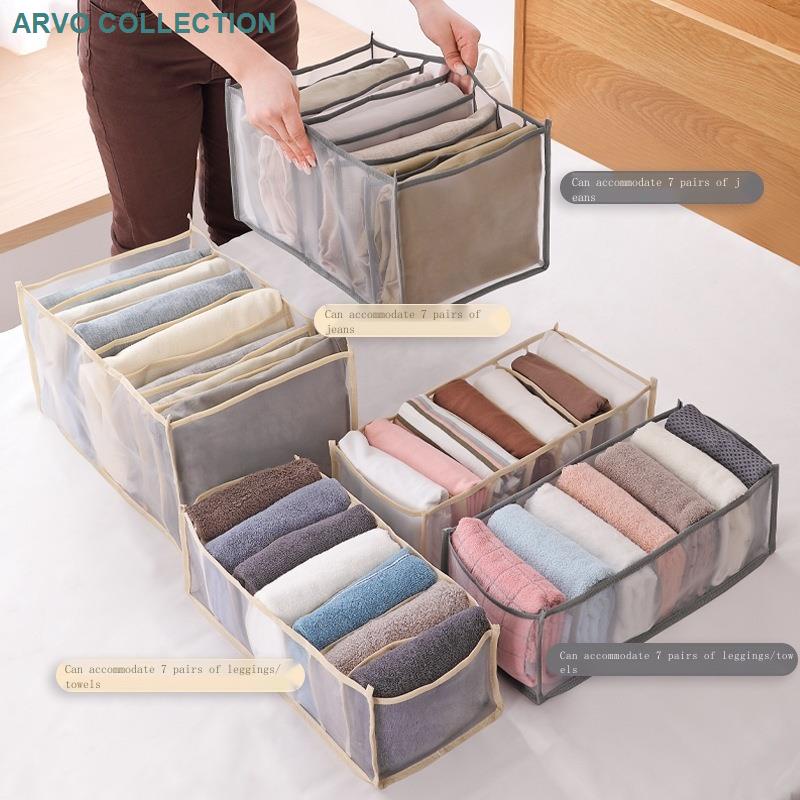 ARVO COLLECTIONMesh pants compartment box clothes storage Tshirt