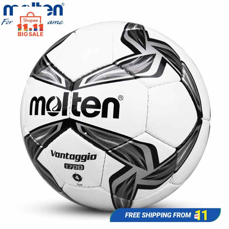 Original Molten Football Bola Sepak F5v1700 Size 5 Or Size 4 Shopee Singapore