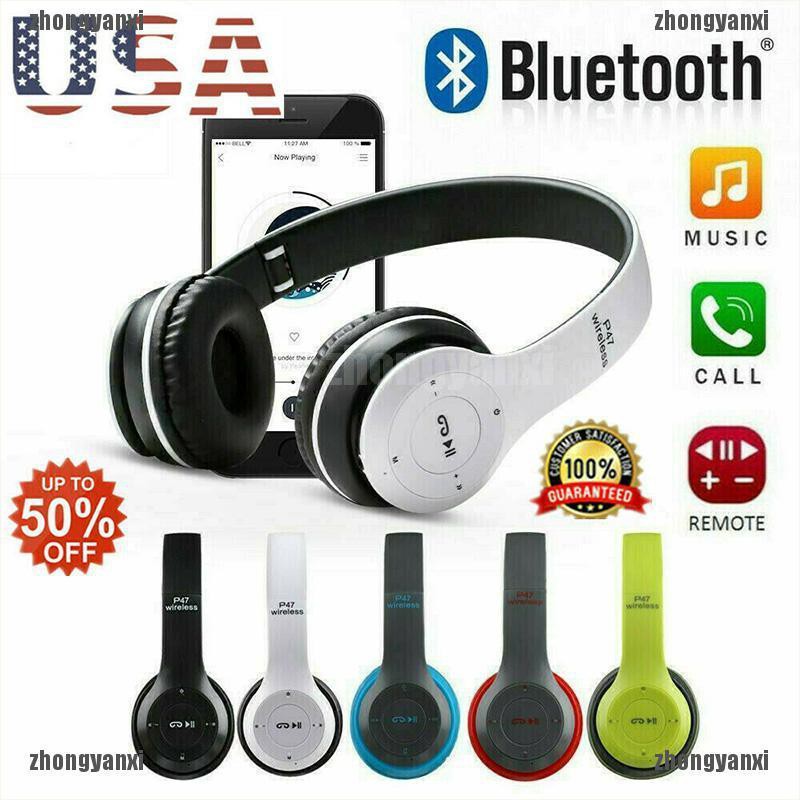 stereo super bass wireless bluetooth earphone