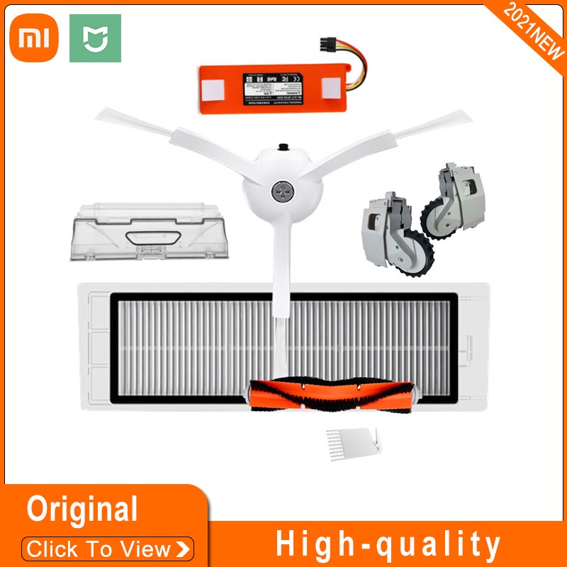 To deal with Bully garlic Original Xiaomi Robot 1s/Mi Robot Vacuum Cleaner/SDJQR01RR/SDJQR02RR/SDJQR03RR  Accessories Side Brush Filter Main Brush Brush Cover | Shopee Singapore