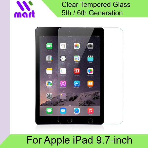 9 7 Inch Apple Ipad Tempered Glass Screen Protector For Ipad 5 2017 Ipad 6 2018 Shopee Singapore