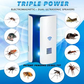 ★Ultrasonic Electromagnetic Pest Repellent Control, Plug ...