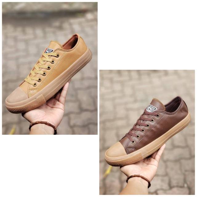 tan converse low tops
