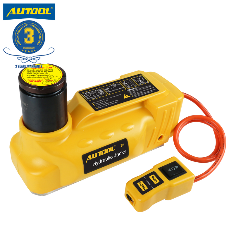 AUTOOL 12V 6T Hydraulic Jack 