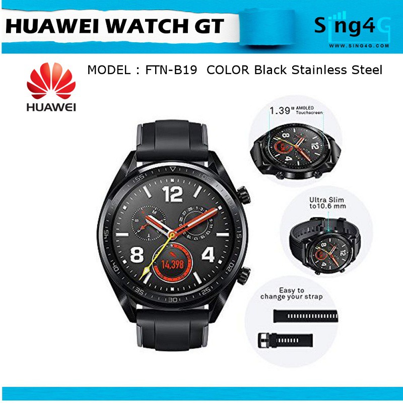 huawei gt watch black