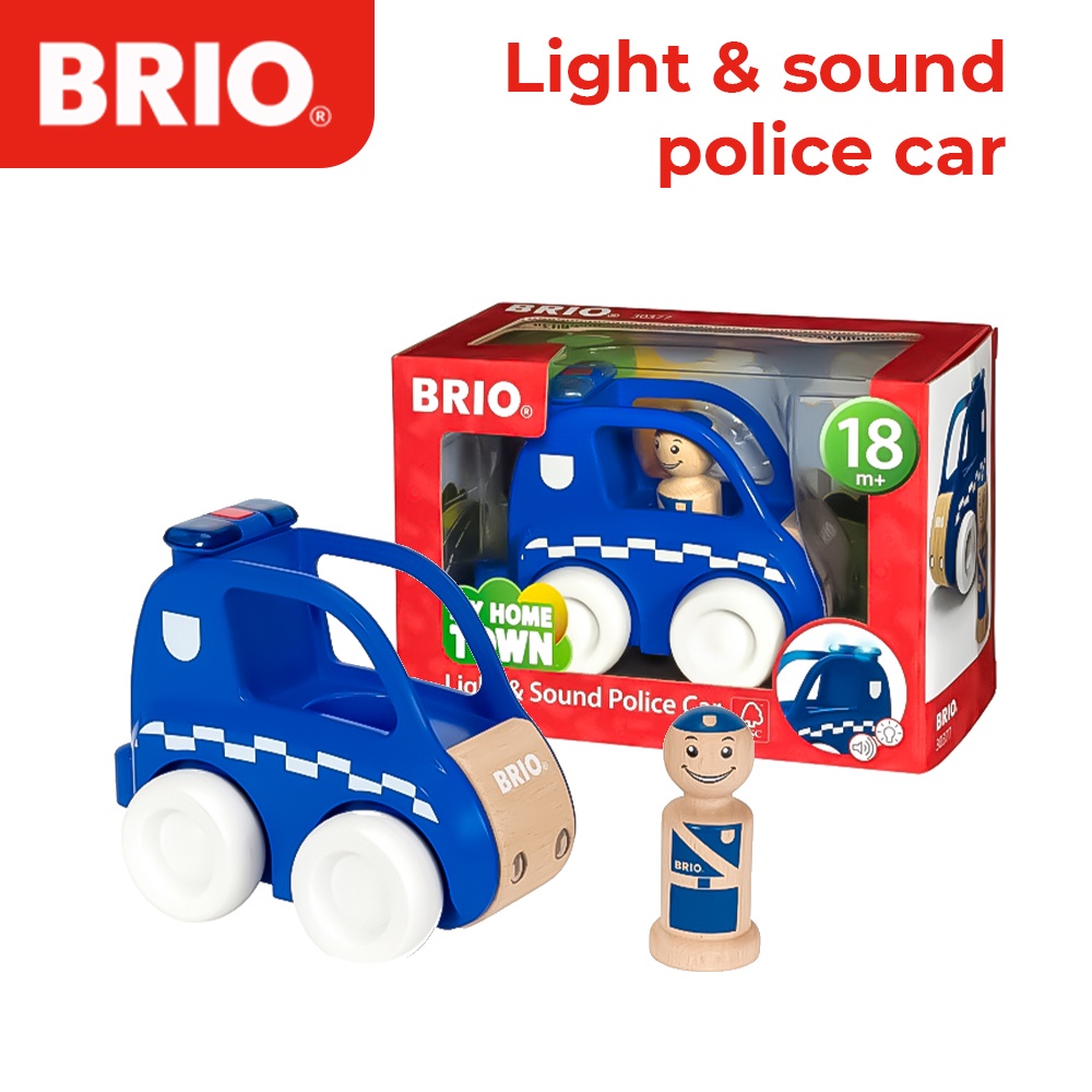[Smartkiz]BRIO Police Car Light & Sound / Police Car Toy / Car Toy