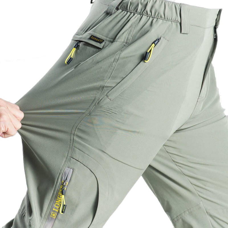 Hiking Cargo Pants Stretch Cool Breathable Quick Dry Men Summer City