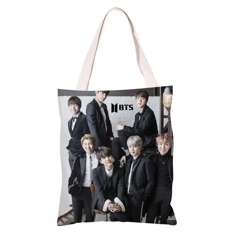 bts canvas bag