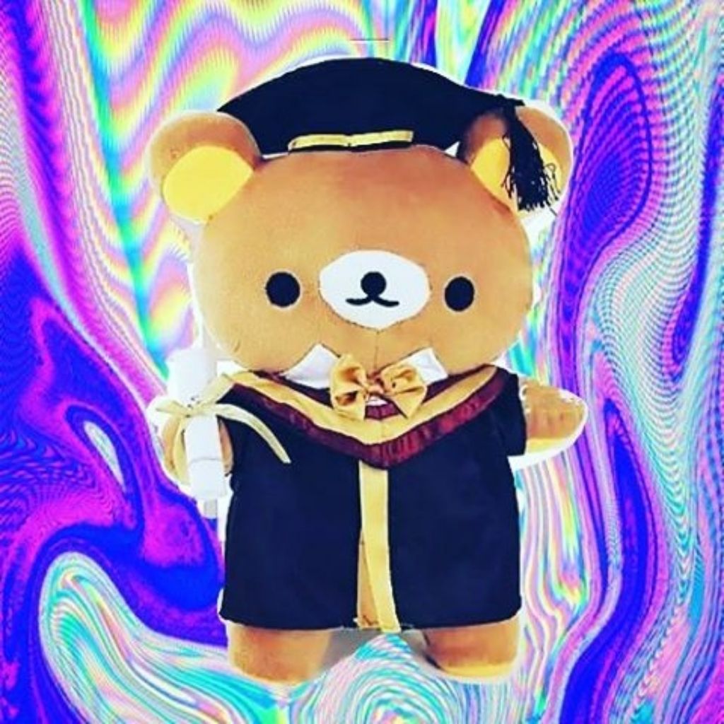 rilakkuma graduation bear