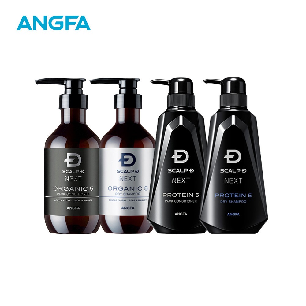 ANGFA ScalpD Next Organic 5, Protein 5 Shampoo & Conditioner For Men