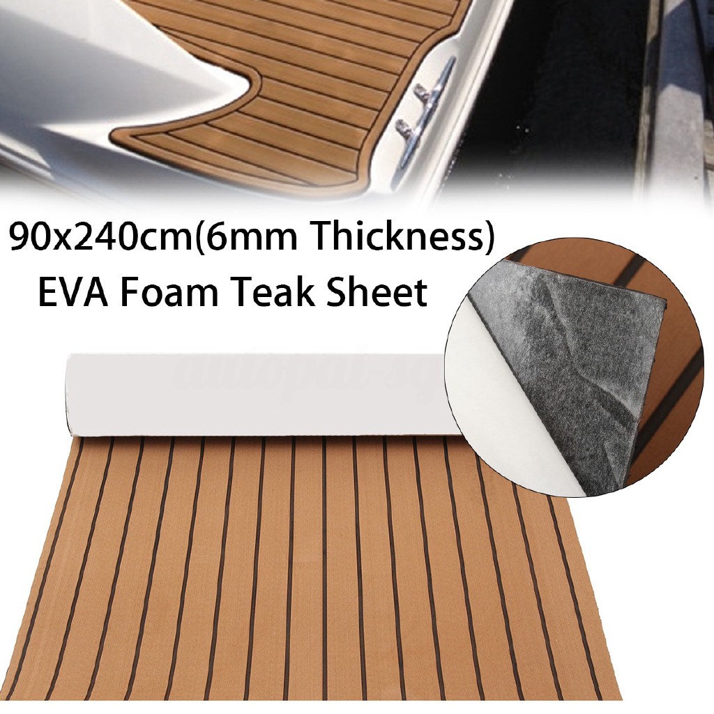 Self Adhesive Eva Foam Teak Sheet Boat Yacht Decking Floor Mat