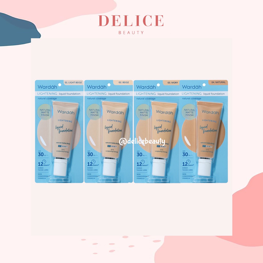 wardah liquid foundation lightening