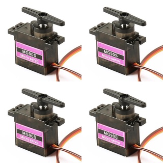1pcs MG90S micro metal gear 9g servo for RC plane helicopter boat car 4.8V 6V AA