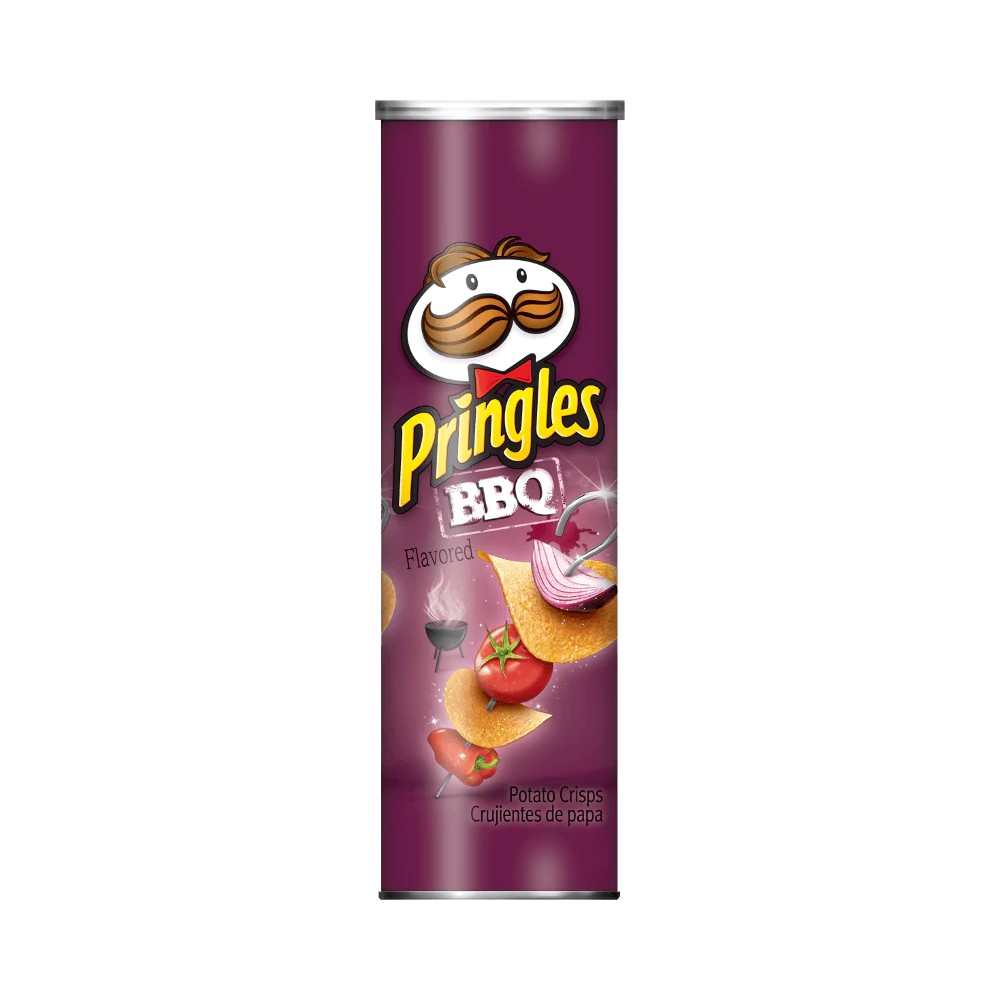 Pringles BBQ Potato Crisps Chips (147g x 12 Cans) | Shopee Singapore