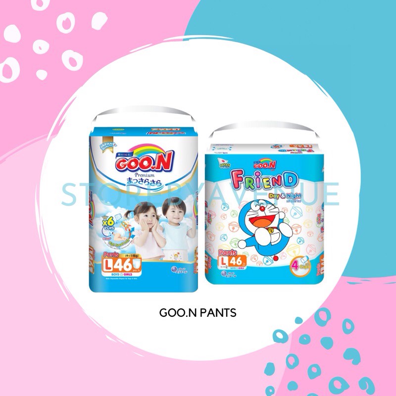Goon Premium Friend Pants diaper sample trial pack (M/L/XL/XXL) 3pcs ...