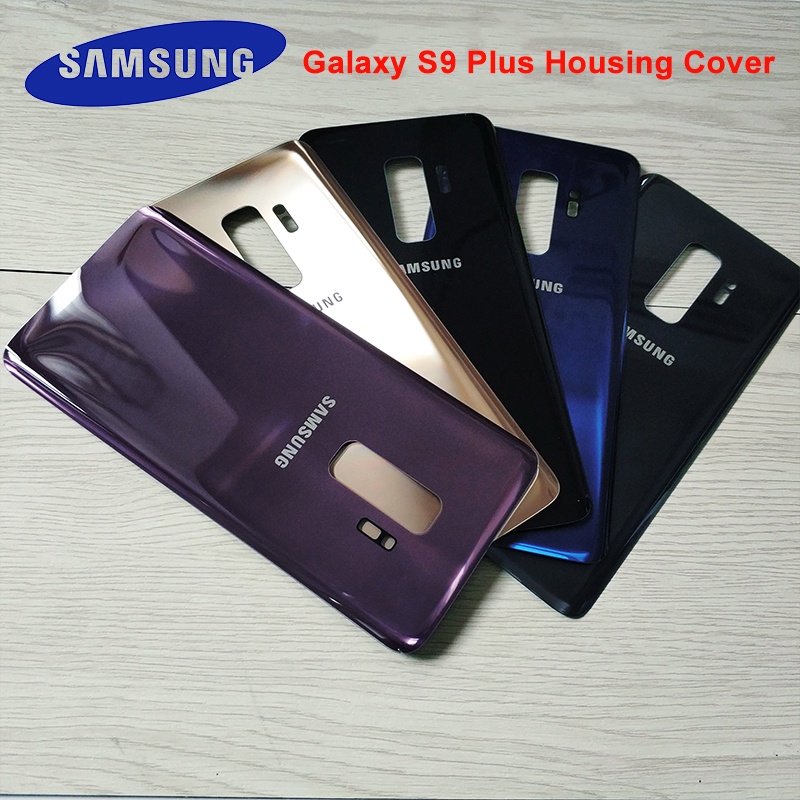 Galaxy S9 Plus S9+ Cover Back Battery Cover Glass Door Rear Housing Cover Case Replacement for